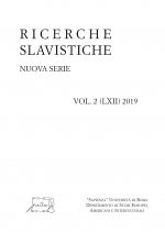Ricerche Slavistiche. Nuova Serie Vol. 1 (LXI) 2018
