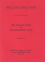 The Pahlavi Book of the Righteous Viraz