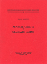 Aspirate greche e geminate latine