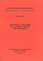 Antonino Pagliaro nel pensiero critico del Novecento