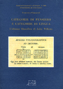 Categorie di pensiero e categorie di lingua. L'idioma filosofico di John Wilkins