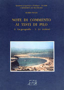 Note di commento ai testi di Pilo (1. La geografia 2. Le razioni)