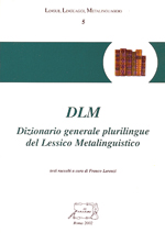 DLM. Dizionario generale plurilingue del Lessico Metalinguistico