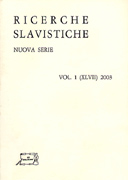 Ricerche Slavistiche. Nuova serie Vol.1 (XLVII)-2003
