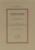 Linguistica e filologia tra oriente e occidente